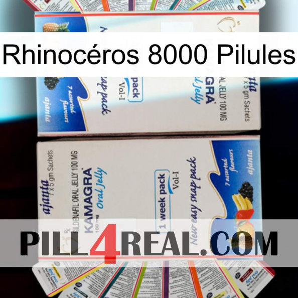 Rhinocéros 8000 Pilules kamagra1